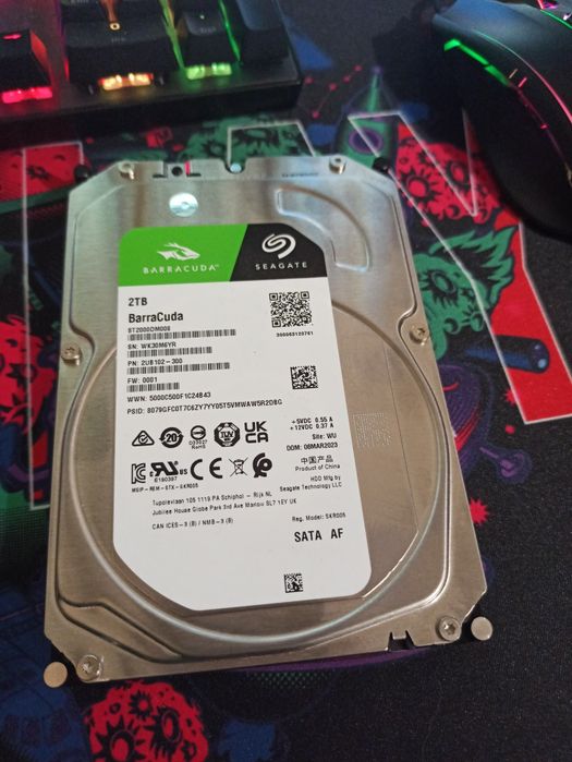 Seagate barracuda 2tb на гарантії