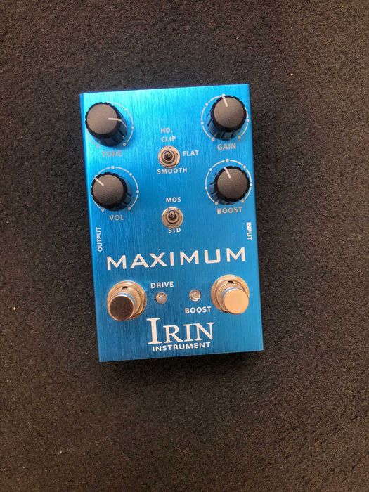 Pedal Irin Maximum Overdrive e Distortion Boost