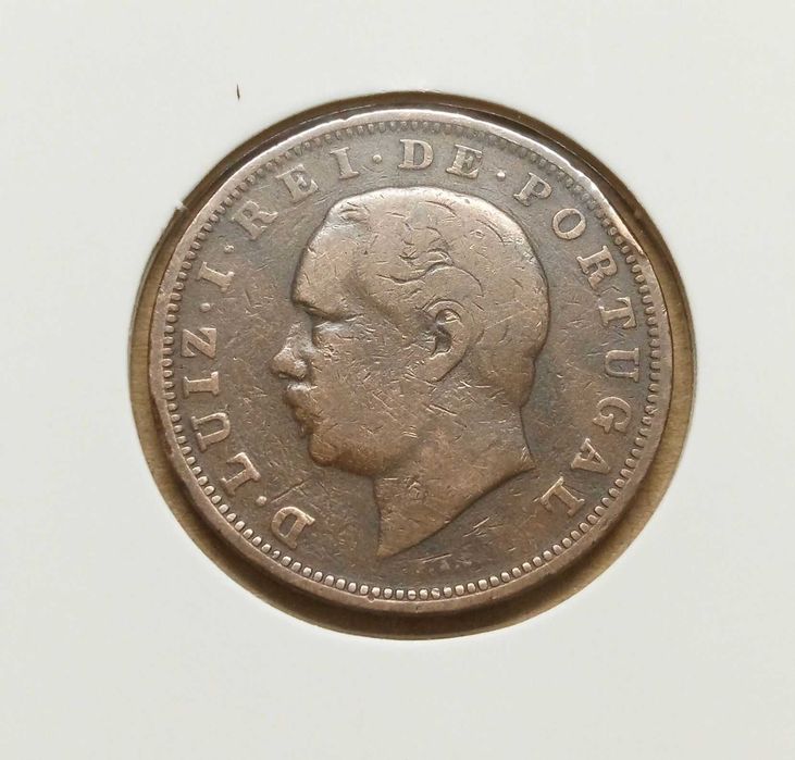 Moeda de X X reis de 1882