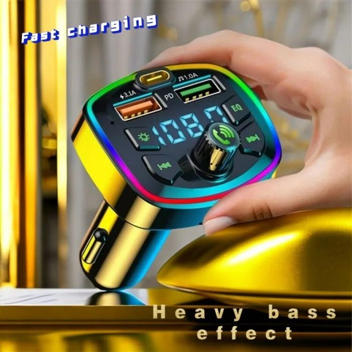 Transmiter mp3 Ładowarka samochodowa Bluetooth Q7