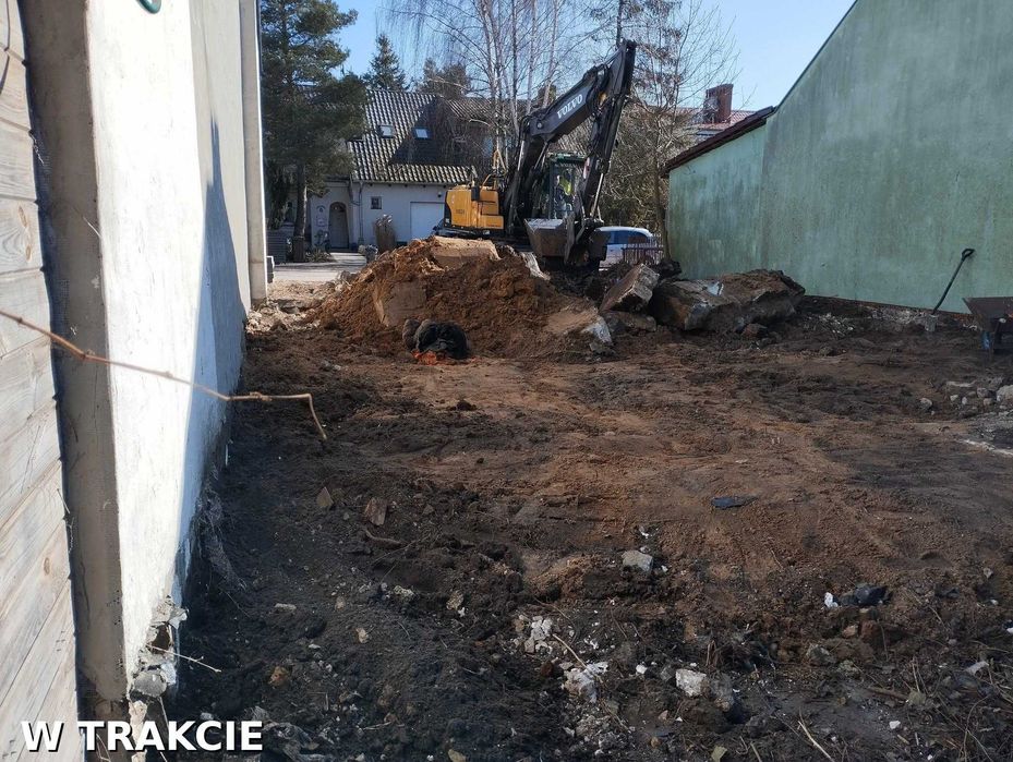 Przygotowanie terenu – niwelacja, równanie, plantowanie