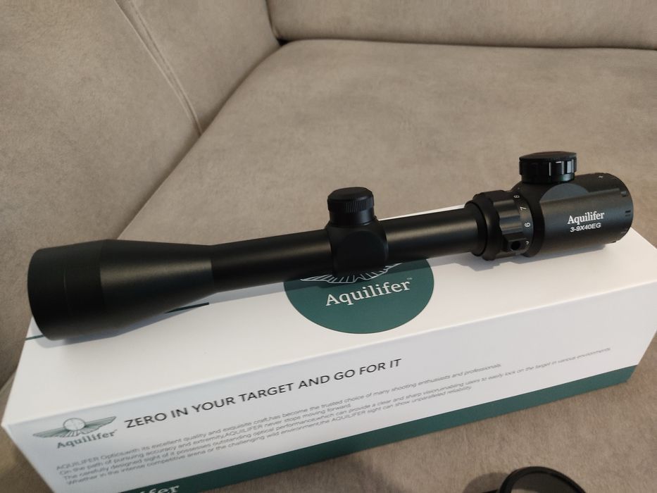 Mira telescópica NOVA, 3-9x40 com reticulo iluminado