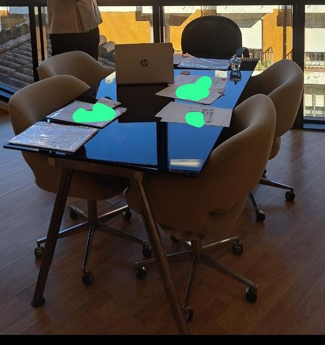 MESA Linda EM VIDRO fumê