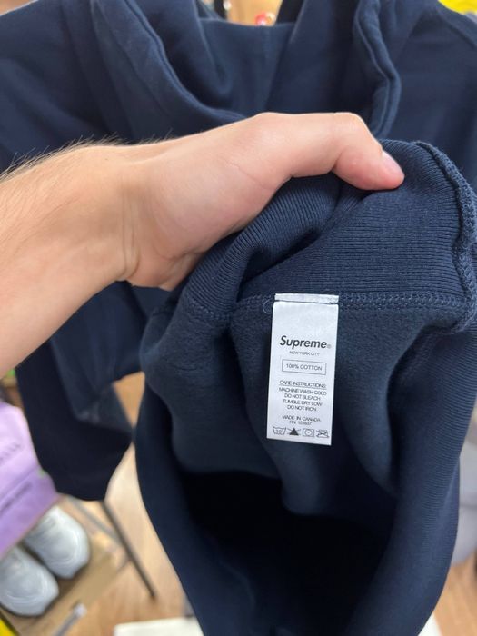 Худі Supreme Box Logo Bandana Blue