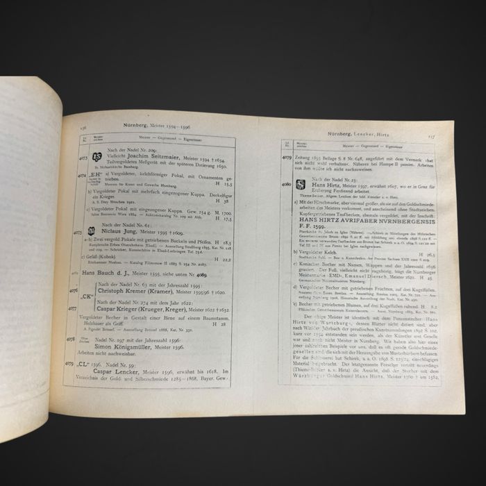 5 tomów cechy złotnicze 1922 Der Goldschmiede Merkzeichen B5/050203