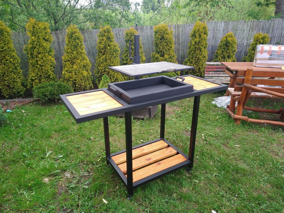 Grill ogrodowy węglowy nowoczesny loft