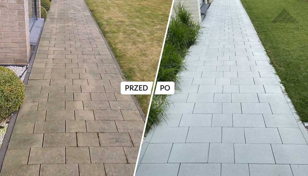 Mycie kostki oraz pielęgnacja ogrodu