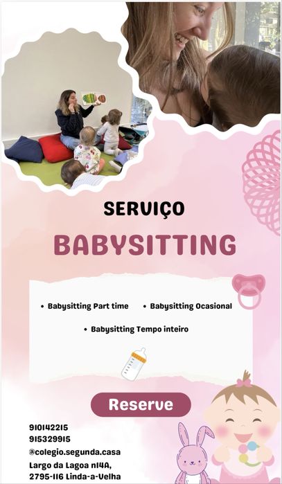 Serviço de Babysitting em Espaço Próprio - ambiente seguro e acolhedor