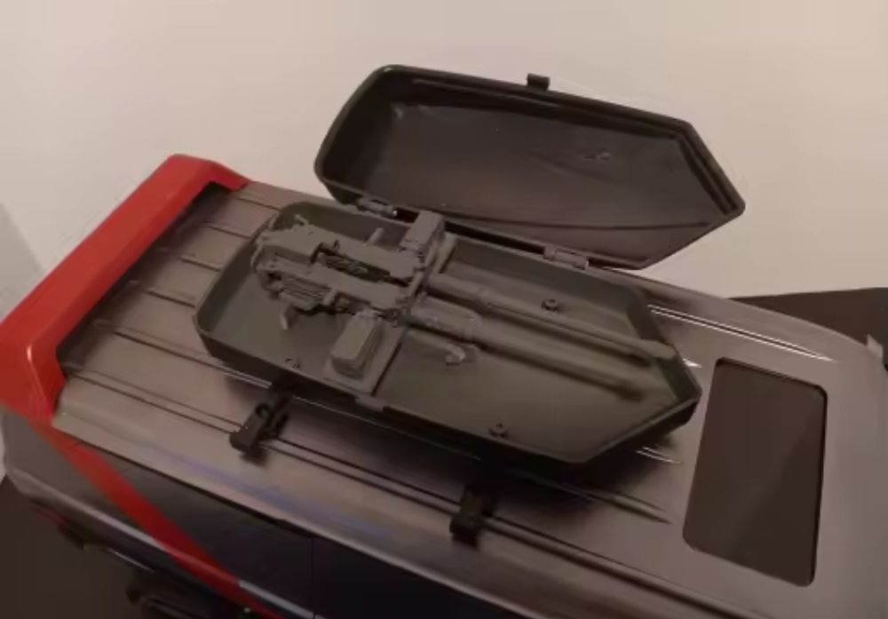 Bagażnik dachowy trumna do modelu rc 1:10 TRX SCX AMEWI TAMIYA reely