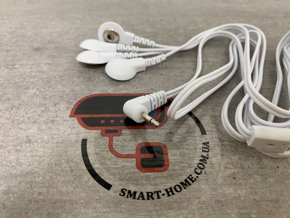 Провод кнопочный для аппарата миостимуляции на 4 электрода контакта