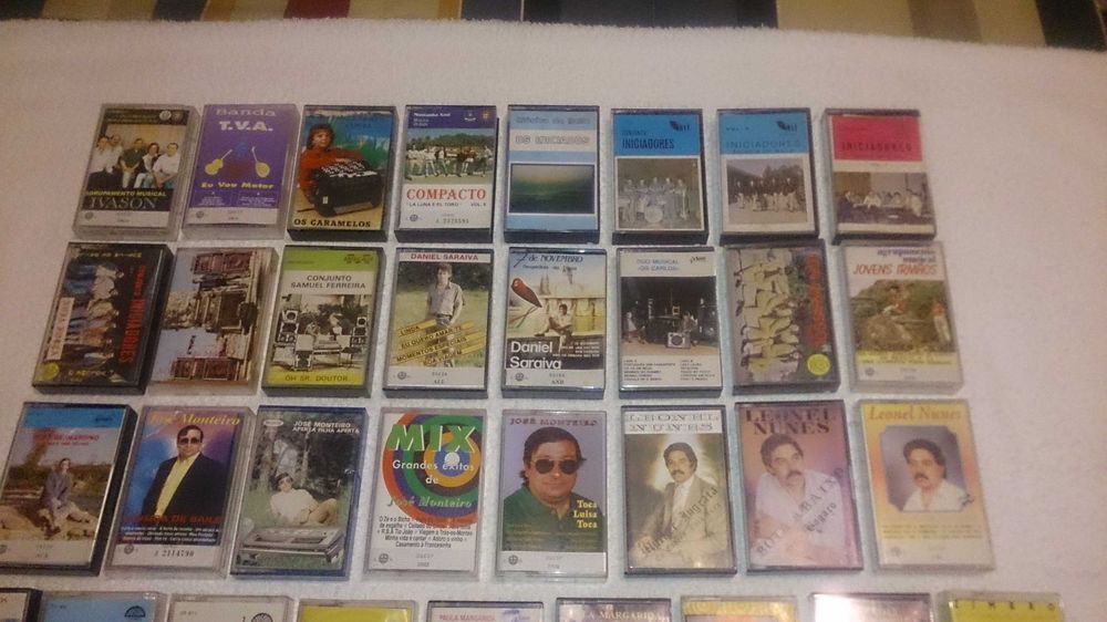 música de baile, tradicional, regional e pimba (cassetes) portuguesa