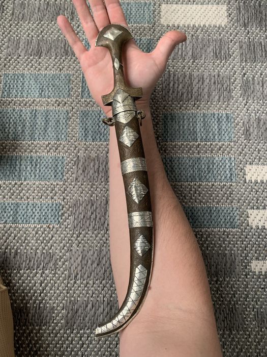 Кинжал  старинный восток_Серебро