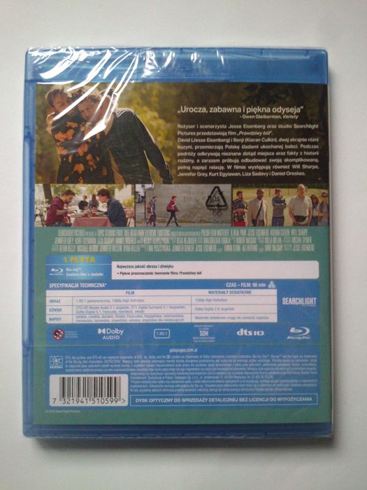 Prawdziwy Ból A Real Pain walentynki dramat Oskar prezent Blu-ray film