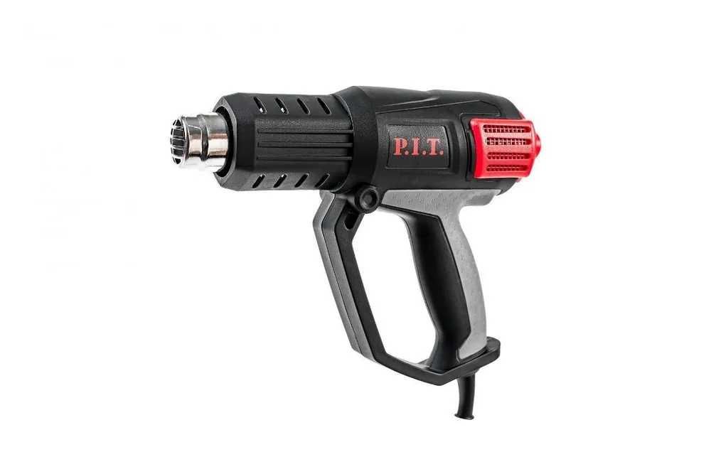 Технічний будівельний фен P.I.T. 2550 Вт 300-600 С 4 насадки кейс PL