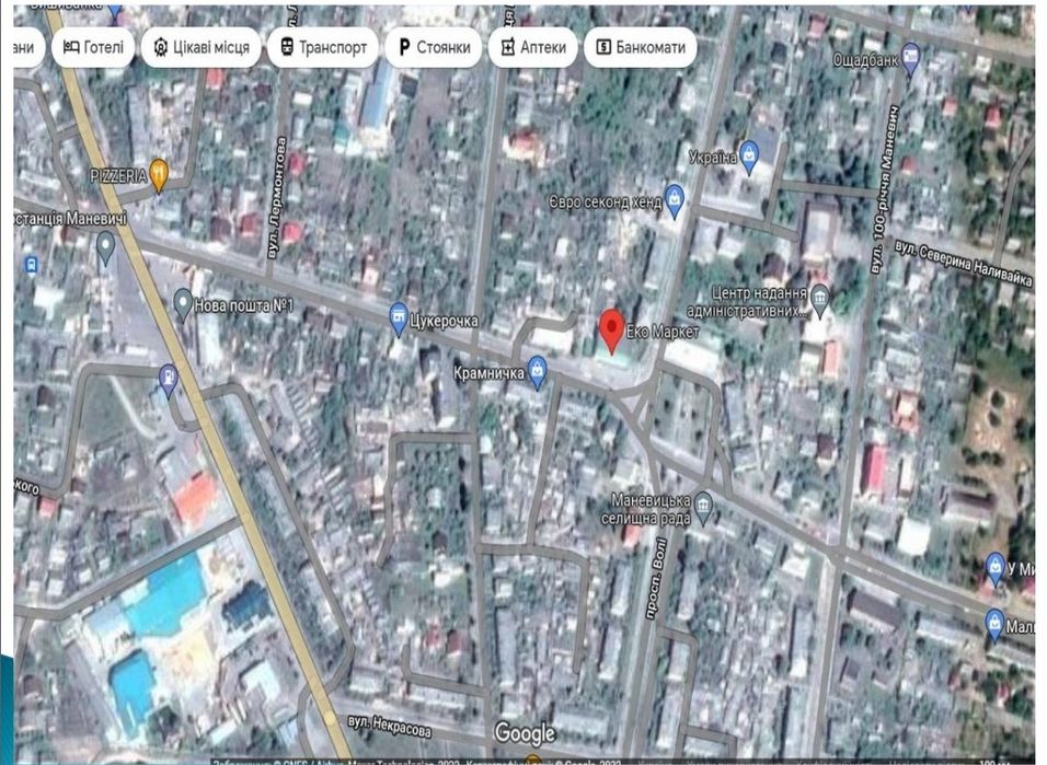 Оренда торгового приміщення смт.Маневичі 60 кв.м-500 грн/кв.м