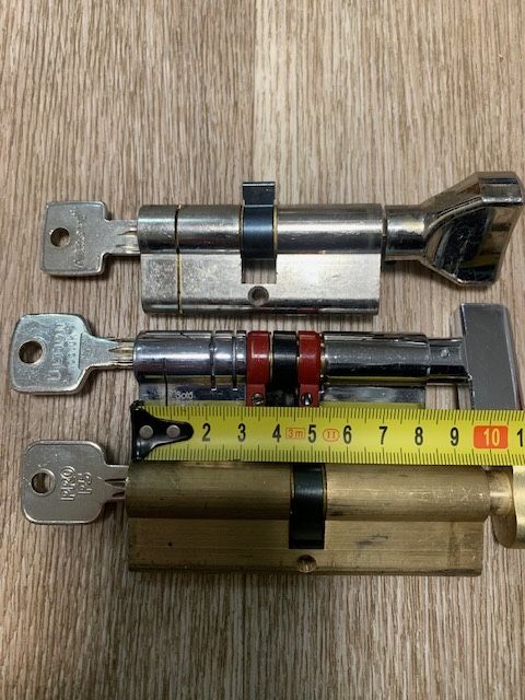 Цилиндр половинка замок ABLOY Novel Protec243 (32,5*10,5) хром.Новая