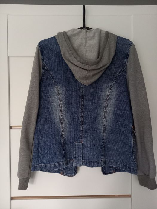 Bluza jeansowo-dresowa