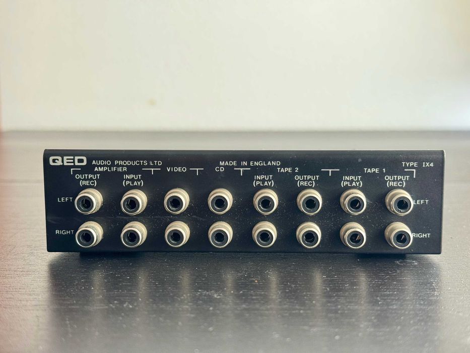 QED IX4 Input Expander 2 Tape / 2 Line Vintage HiFi Made in England