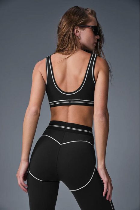 Костюм спортивний,ali yoga,колір чорно білий,розмір S