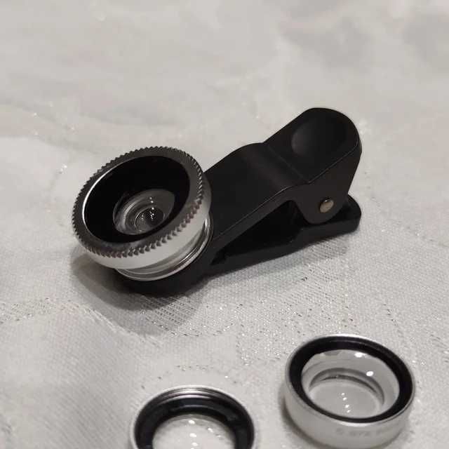 Lente 3 em 1 - Macro, Wide & Fisheye