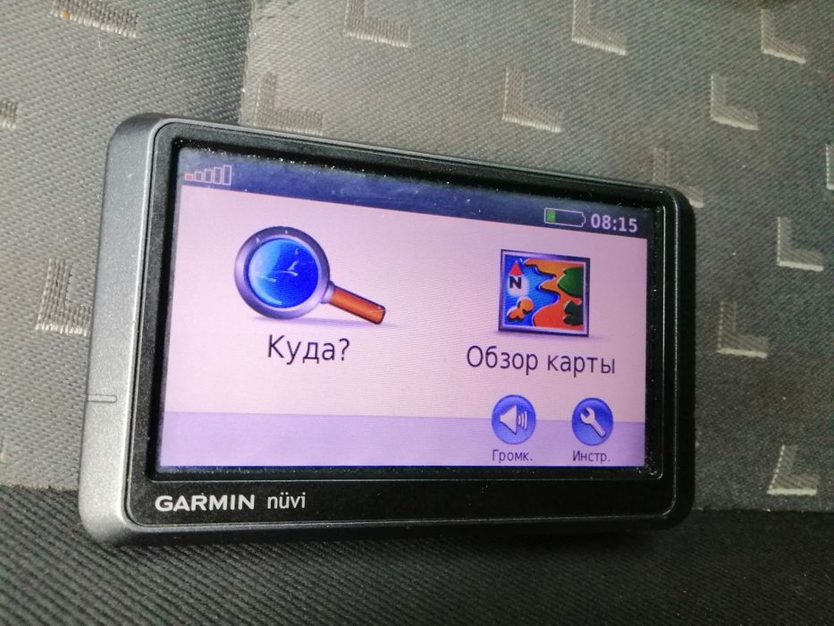 Garmin nuvi в рабочем состоянии
