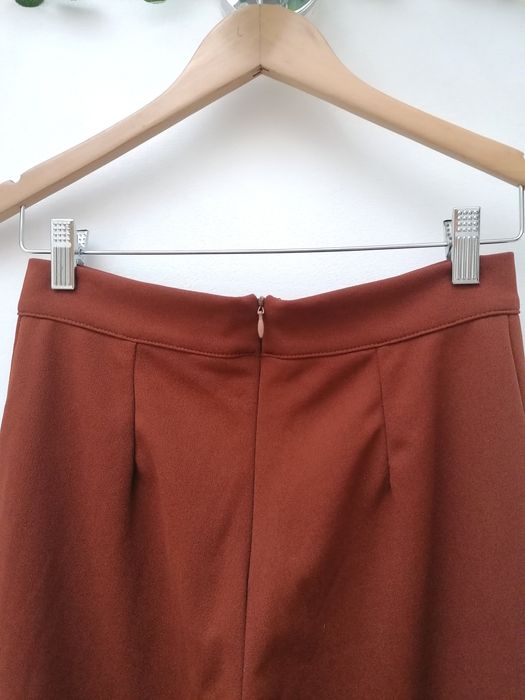 Calças Castanhas Flare