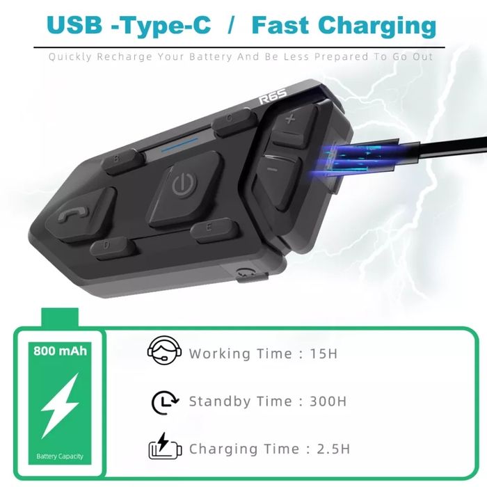 Intercomunicador moto bluetooth