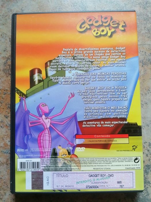 DVD Gadget Boy como Novo
