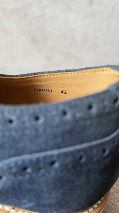 Нові Оригінальні Замшеві Броги Gordon&Bros 28см