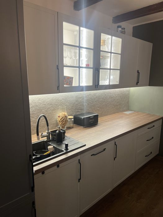 Meble kuchenne wysokiej jakości system Blum + wyspa + Gratis