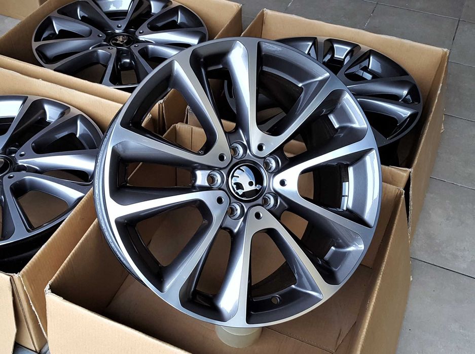 Alufelgi 18 5x112 Skoda Octavia Superb Kodiaq Karoq Oryginalne ! 317#