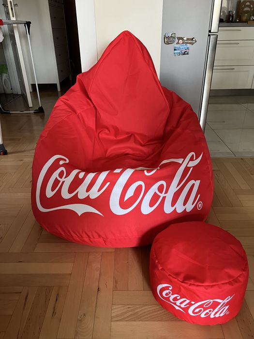 Pufa fotel Coca-Cola nowa