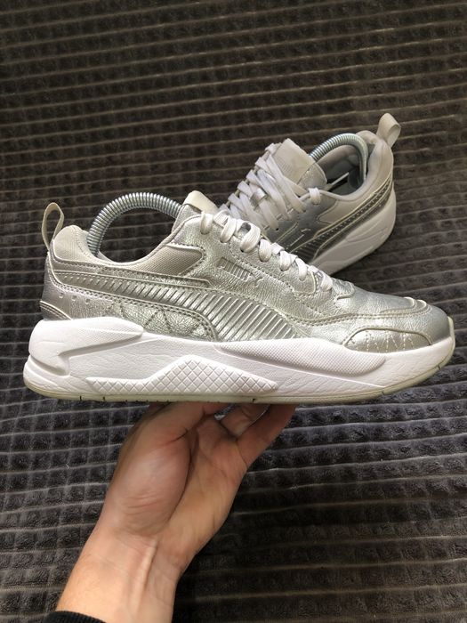 [СЕРЕБРО] Puma X-Ray 2 (40) 25.5см Metallic Tum женские кроссовки