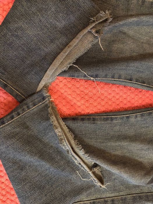 Джинси кльош сині