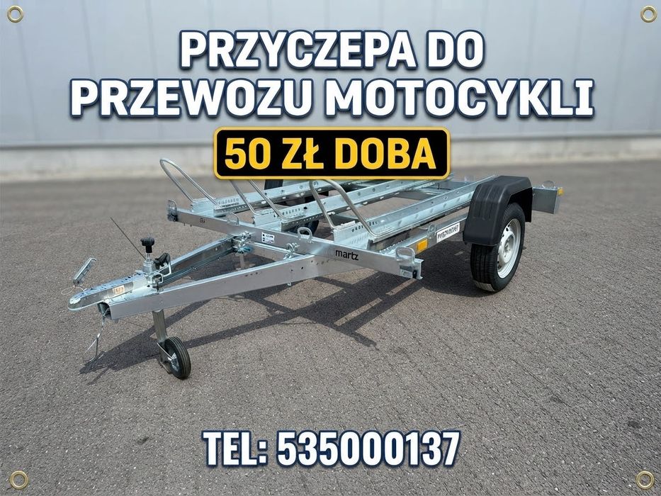 Wynajem przyczepki do transportu motocykli
