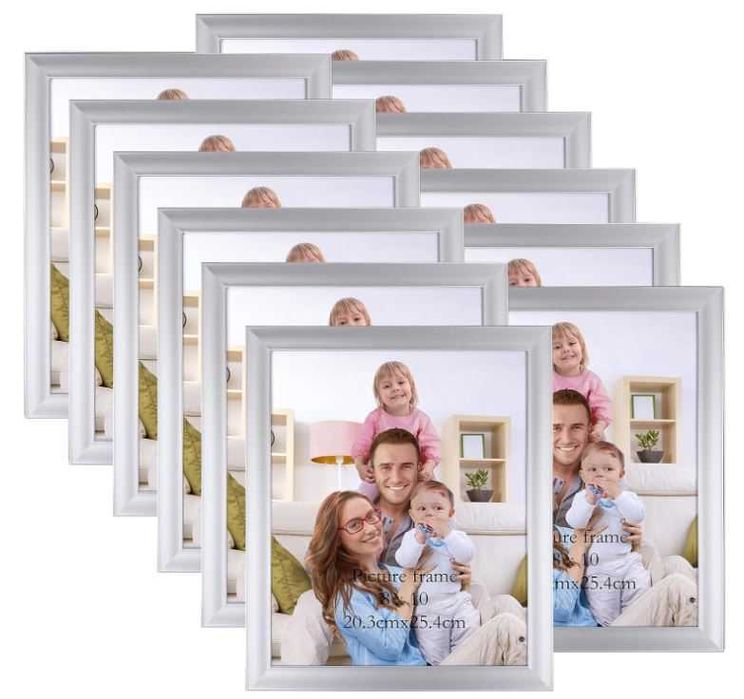 Ramka na zdjęcia srebrna 20x25cm