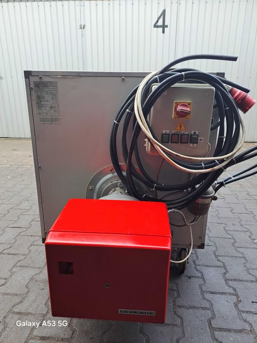 MOBILNA nagrzewnica 133-145 kW CMT GS120 na olej powystawowa + PALNIK