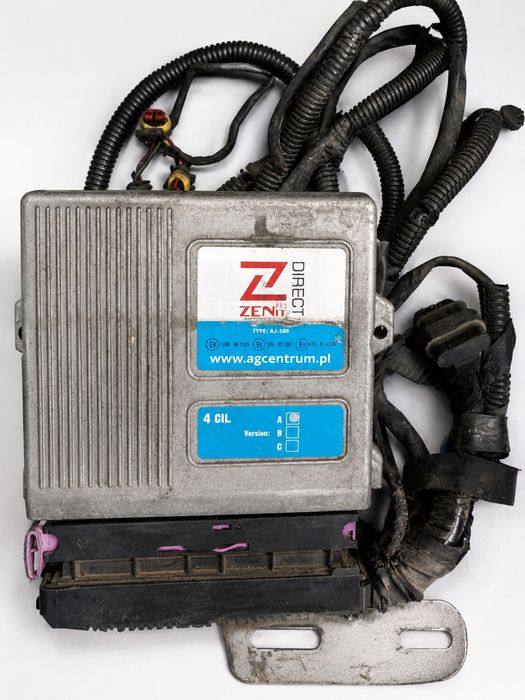 Комплект ГБО 4 поколения Atiker Zenit Direct KME Gold Hana 2001 Red, баллон 59 л