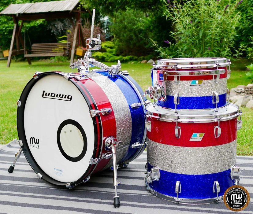 ‼️ Perkusja Ludwig Super Classic 3-ply 20", 12", 16" Bicentennial ‼️