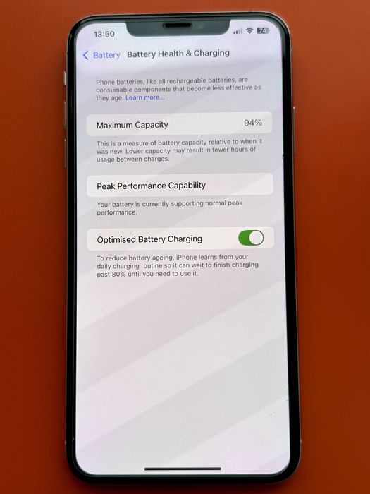 Apple iPhone XS Max 64GB Silver (94%)