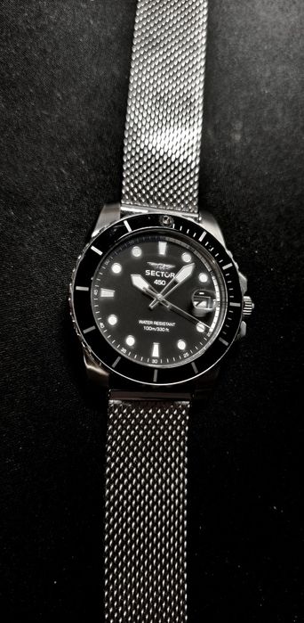 Cronógrafo Sector Diver  450 original em estado novo
Mostrador azul pr