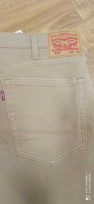 Męskie spodnie jeansy Levis Levi's 514 W40L32 40X32 40/32