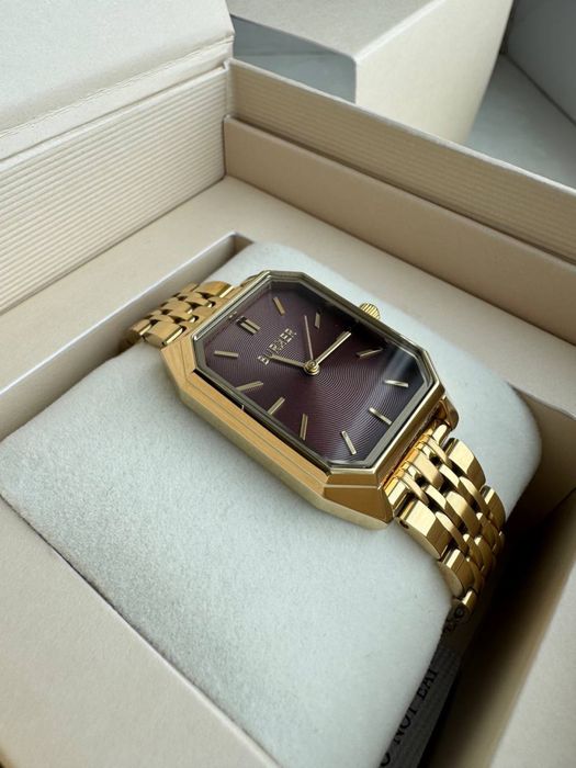 Годинник burker isabell gold burgundy бургунді оригінал