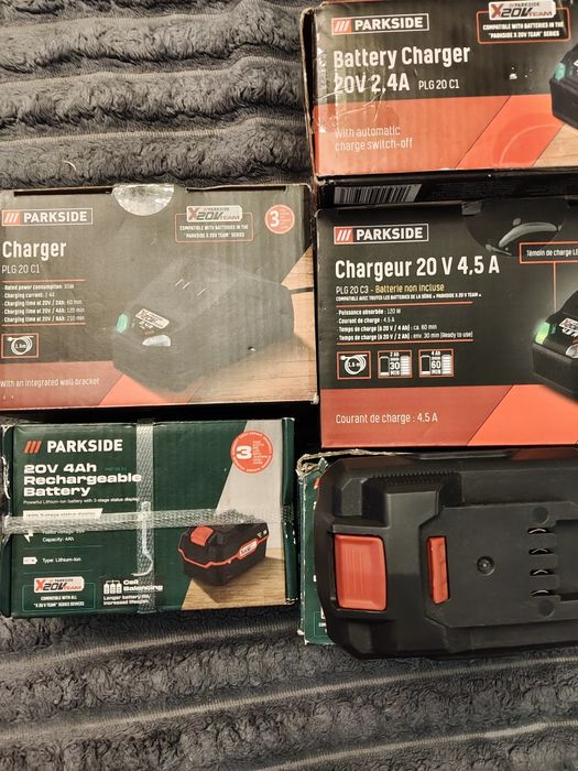 Акумулятори Parkside 20 в 4А.