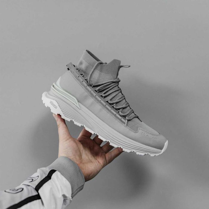 Кросівки Moncler Monte Runner Grey | кроси Монклер Монте Раннер сірі