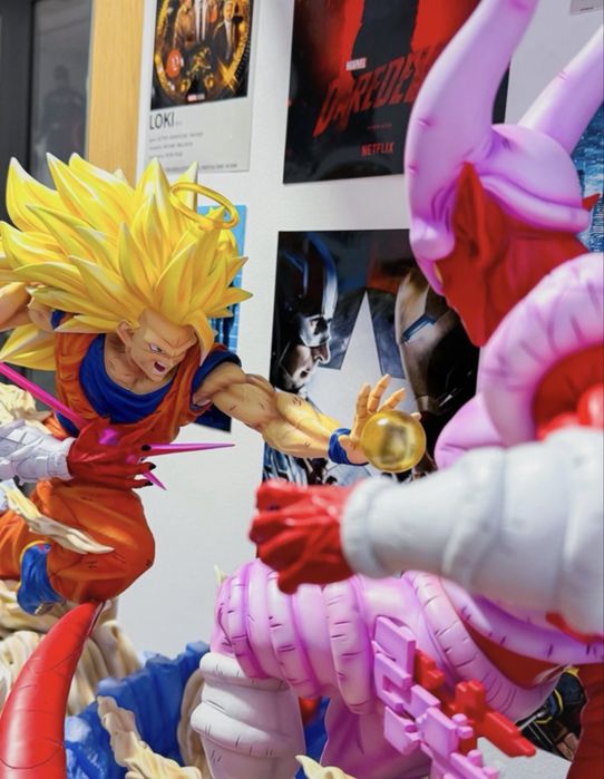 Goku vs Janemba kd collectibles resina 1/4