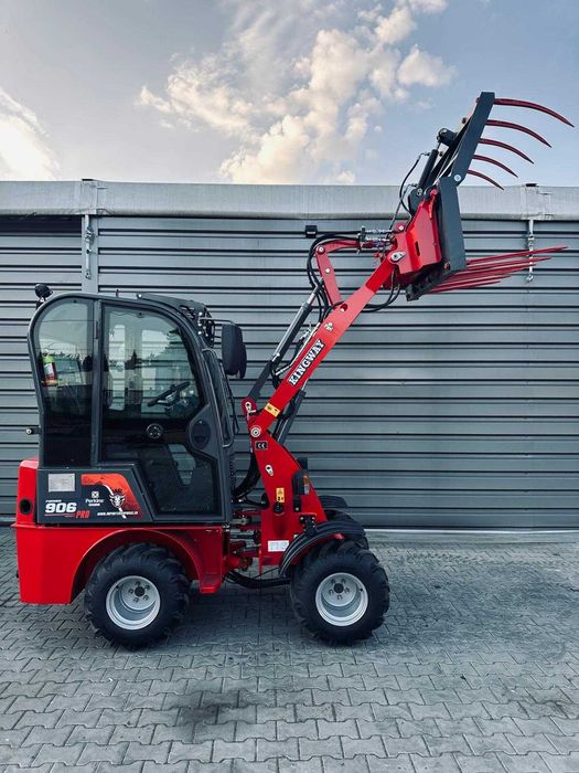 Miniładowarka KINGWAY 906 silnik PERKINS udźwig 600 kg