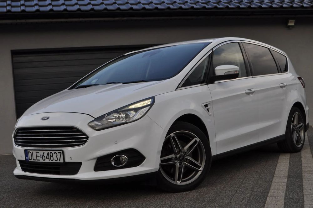 Ford S-Max LED Hak Navi Ambiente Kamera x2 el.fotele+pamięć el.klapa BLIS 18"SONY