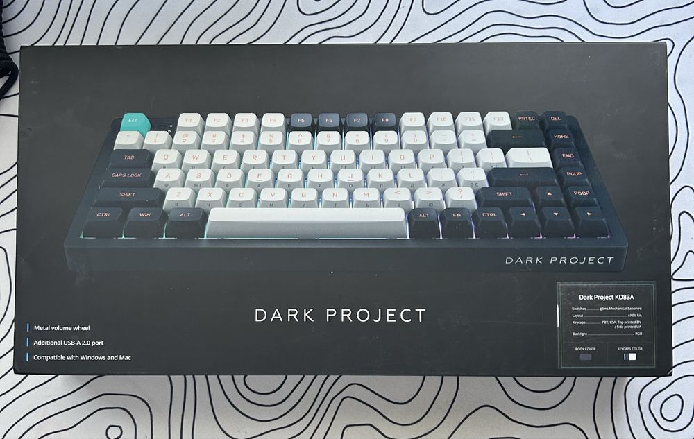 Клавіатура механічна Dark Project Kd83a