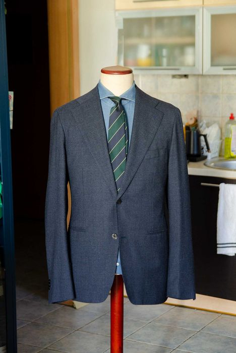 Marynarka szyta MTM, r50 (50L), 100% wełna, Gallery Tailors